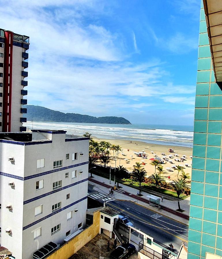 Апартаменты Apartamento Kit Praia Grande Na Guilhermina Frente Mar Экстерьер фото