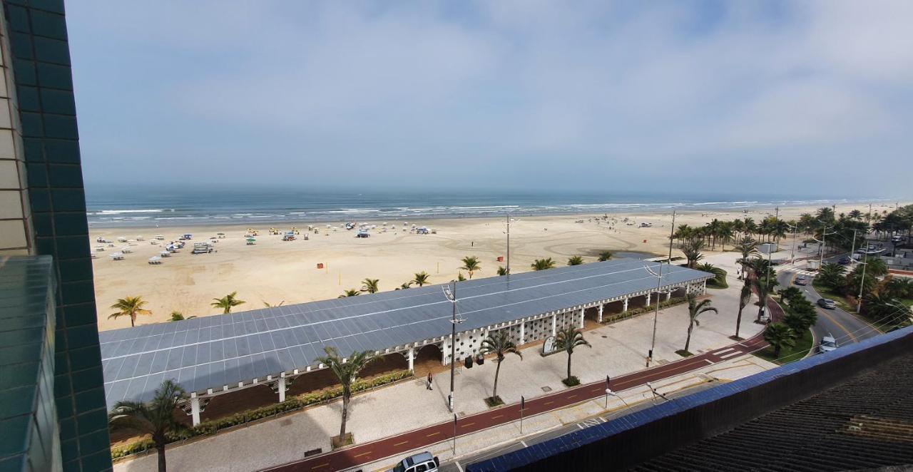 Апартаменты Apartamento Kit Praia Grande Na Guilhermina Frente Mar Экстерьер фото