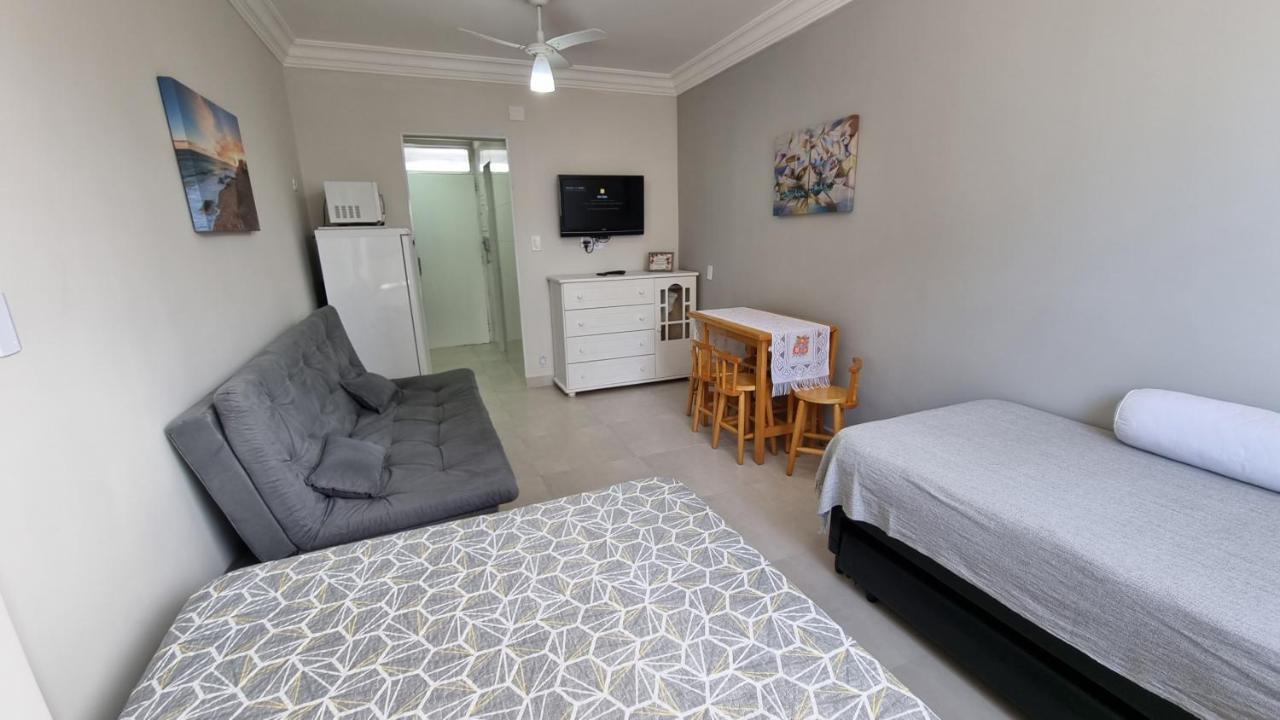 Апартаменты Apartamento Kit Praia Grande Na Guilhermina Frente Mar Экстерьер фото