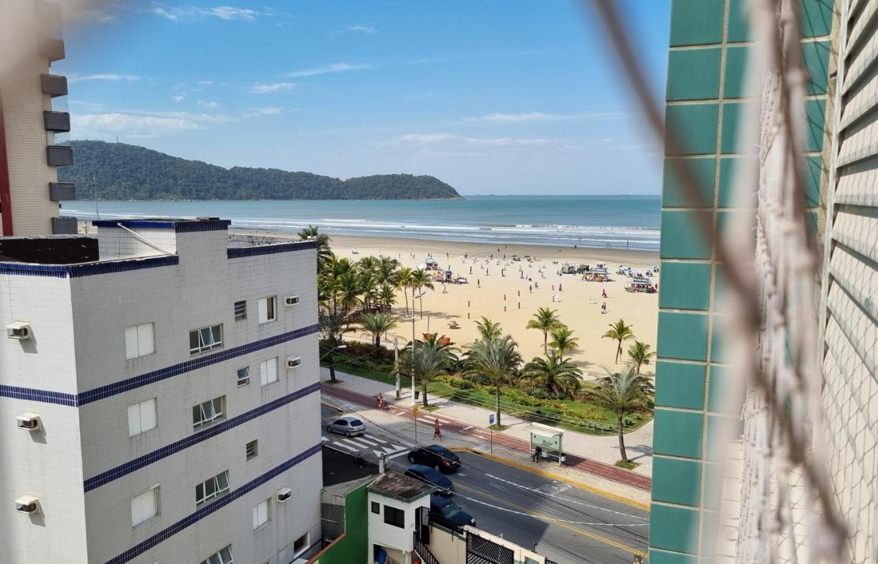 Апартаменты Apartamento Kit Praia Grande Na Guilhermina Frente Mar Экстерьер фото