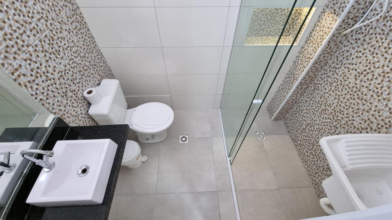 Апартаменты Apartamento Kit Praia Grande Na Guilhermina Frente Mar Экстерьер фото